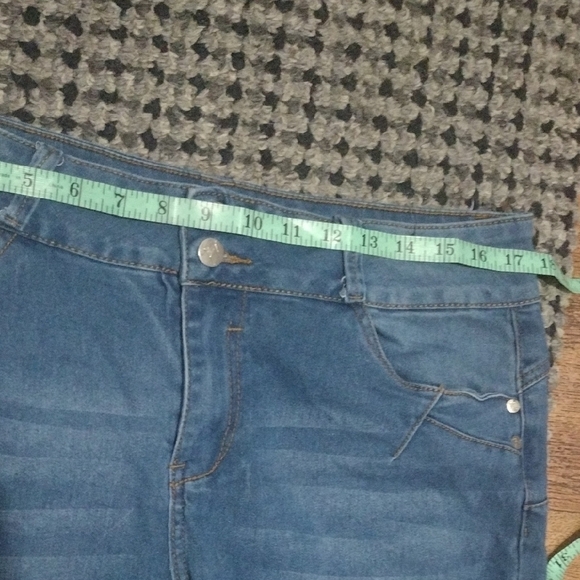 Stylish Blue Ankle-Length Women's Jeans - Picture 8 of 14